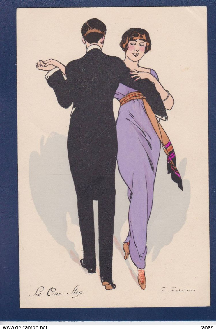 CPA FABIANO Erotisme Femme Woman Art Nouveau écrite BG PARIS 598 - Fabiano