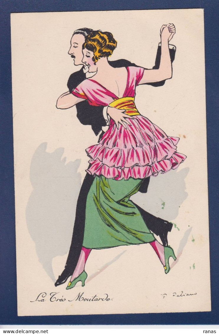 CPA FABIANO Erotisme Femme Woman Art Nouveau écrite BG PARIS 598 Danse - Fabiano