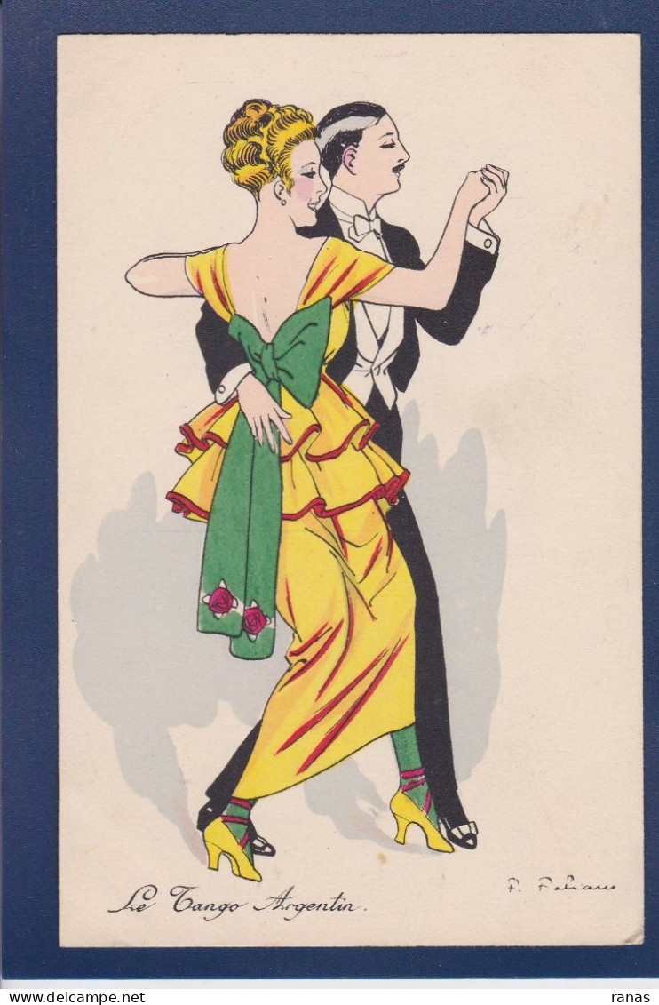 CPA FABIANO Erotisme Femme Woman Art Nouveau écrite BG PARIS 598 Danse - Fabiano