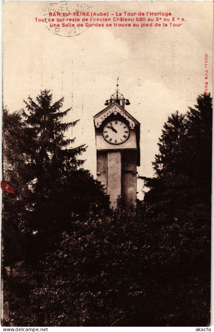 CPA Bar Sur Seine- La Tour De L'Horloge FRANCE (1007343) - Bar-sur-Seine