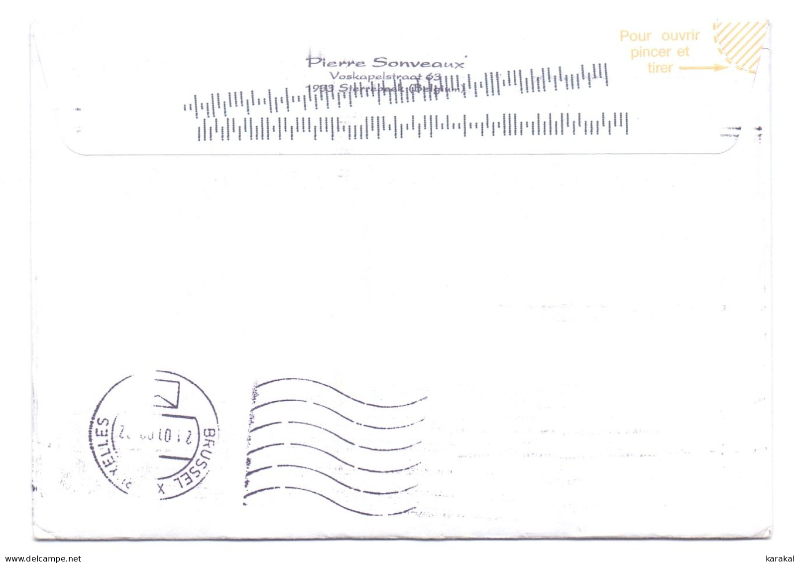 Belgium ATM Timbre De Guichet BLANCO Avec Complément ATM RARE!!! - Cartas & Documentos