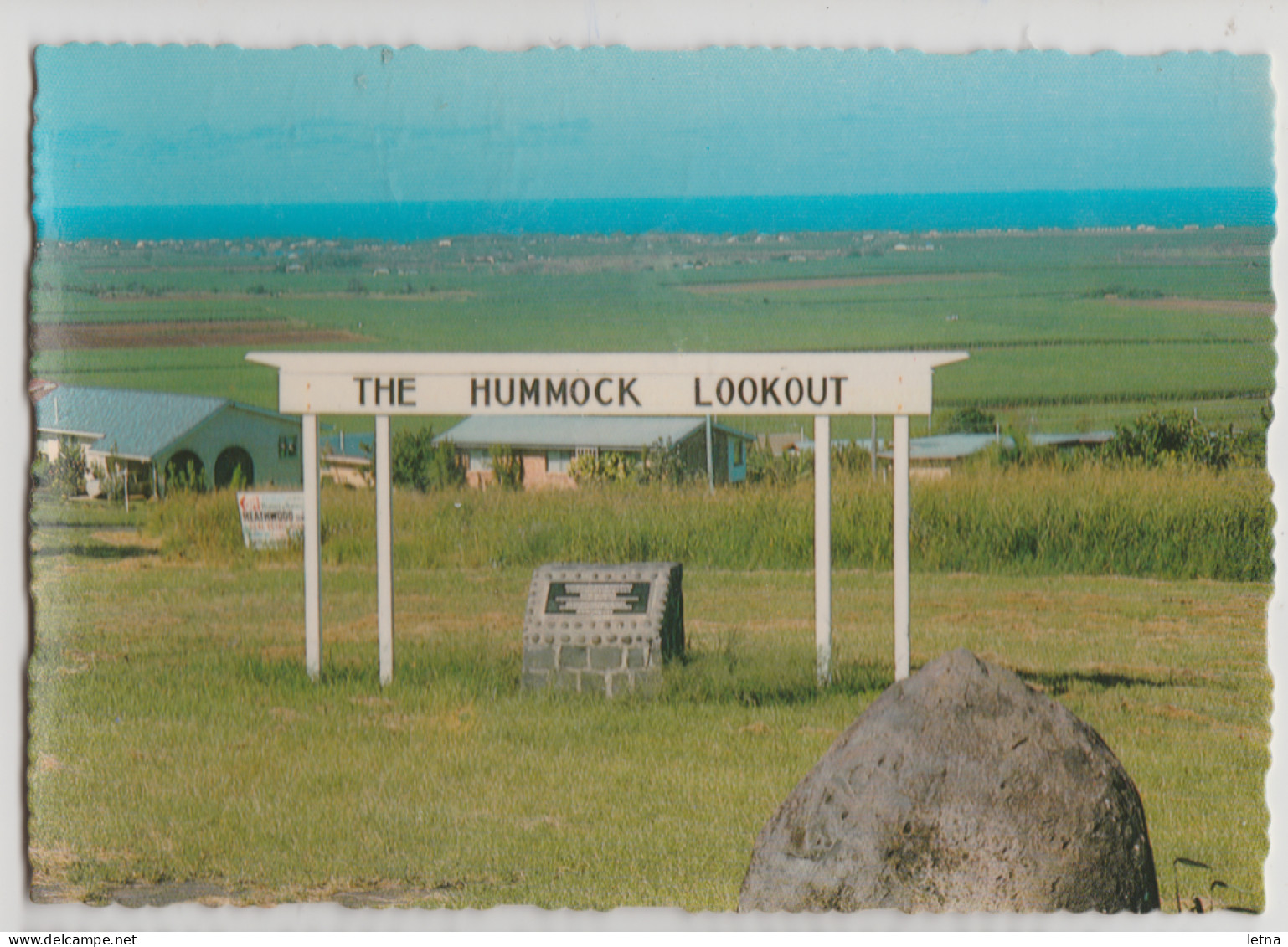 Australia QUEENSLAND QLD Panorama From Hummock Lookout BUNDABERG Murray Views W13A Postcard C1970s - Other & Unclassified