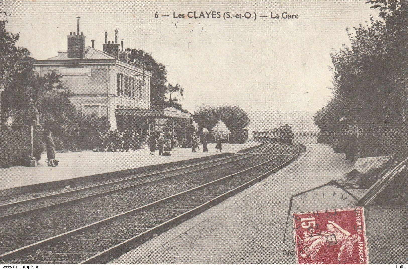 France Carte Postale Les Clayes La Gare - Les Clayes Sous Bois