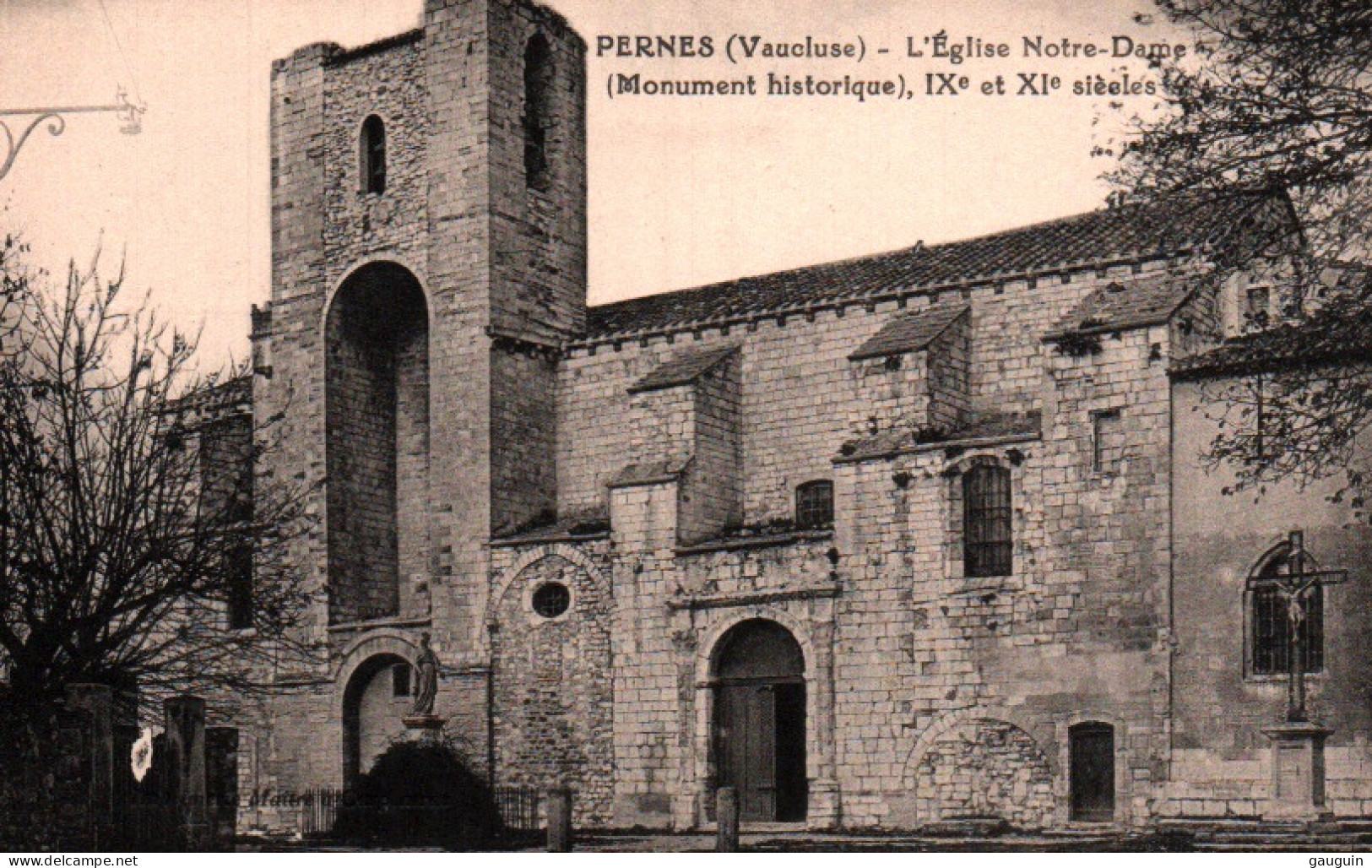 CPA - PERNES - Eglise Notre-Dame - Edition Imp.Maître - Pernes Les Fontaines