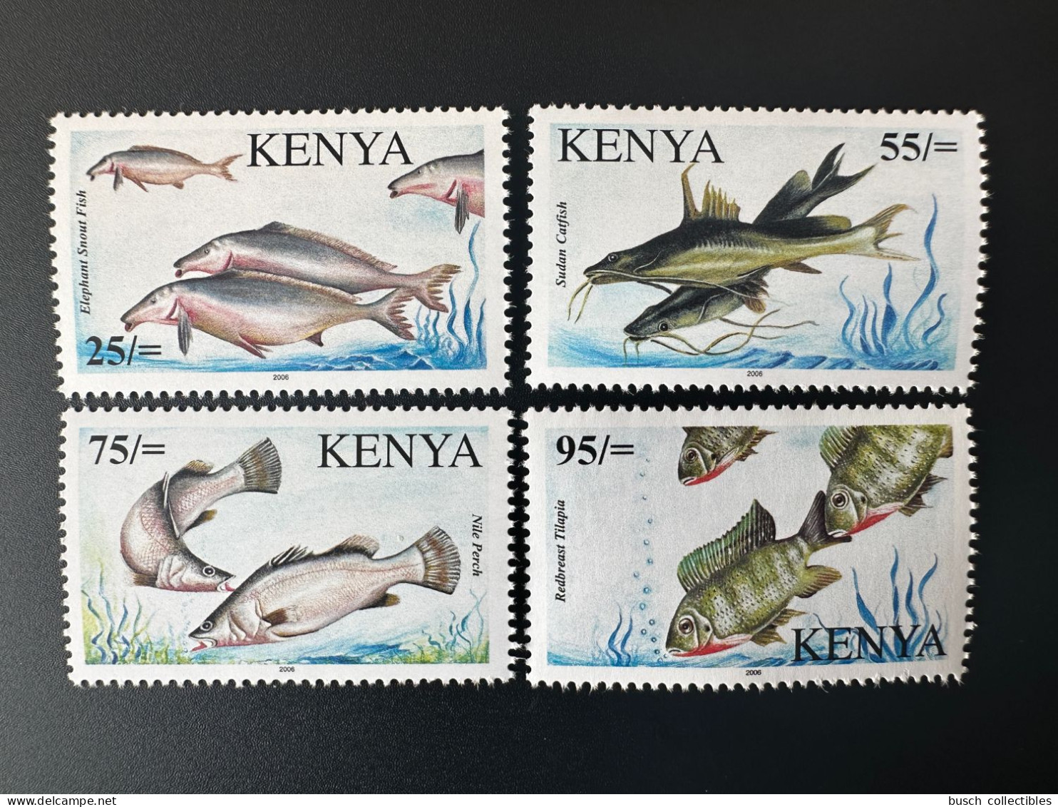 Kenya Kenia 2006 Mi. 785 - 788 Fishes Of Lake Victoria Fische Poissons Lac Viktoriasees Faune Marine Fauna - Kenia (1963-...)