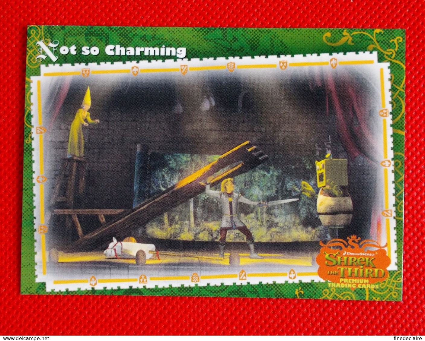 Premium Trading Cards / Carte Rigide - 6,4 X 8,9 Cm - Shrek The Third - 2007 - Story Cards N°37 - Not So Charming - Other & Unclassified