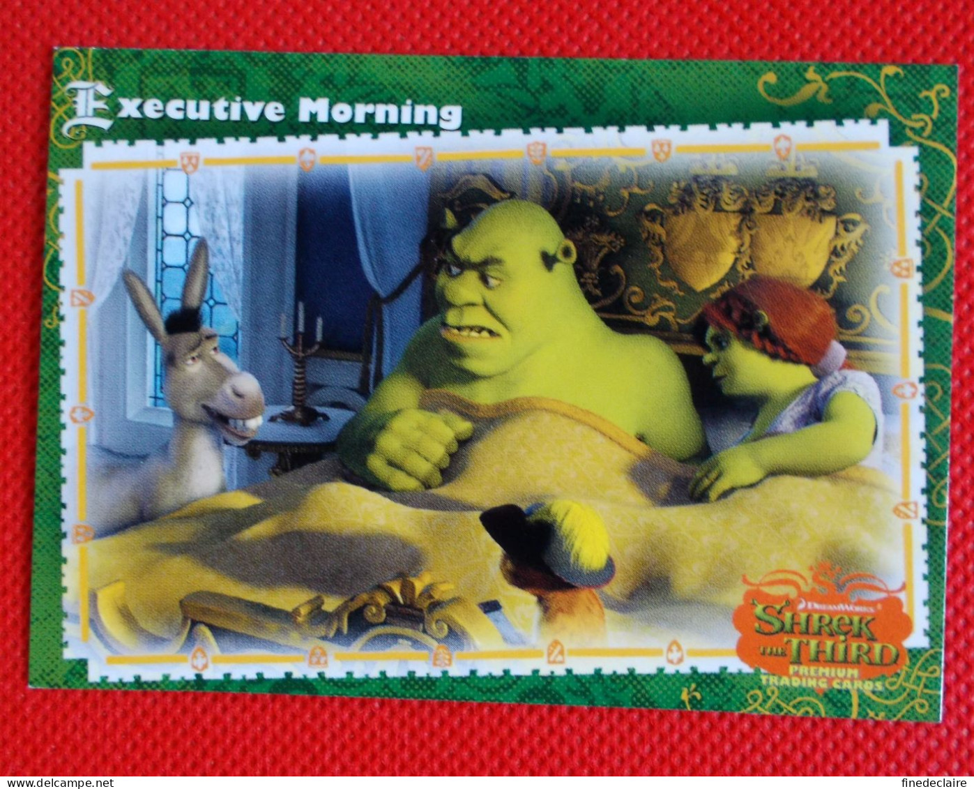 Premium Trading Cards / Carte Rigide - 6,4 X 8,9 Cm - Shrek The Third - 2007 - Story Cards N°39 - Executive Morning - Altri & Non Classificati