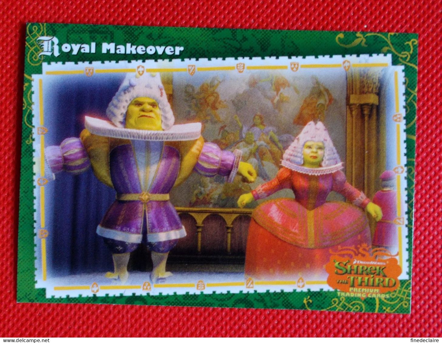 Premium Trading Cards / Carte Rigide - 6,4 X 8,9 Cm - Shrek The Third - 2007 - Story Cards N°41 - Royal Makeover - Autres & Non Classés