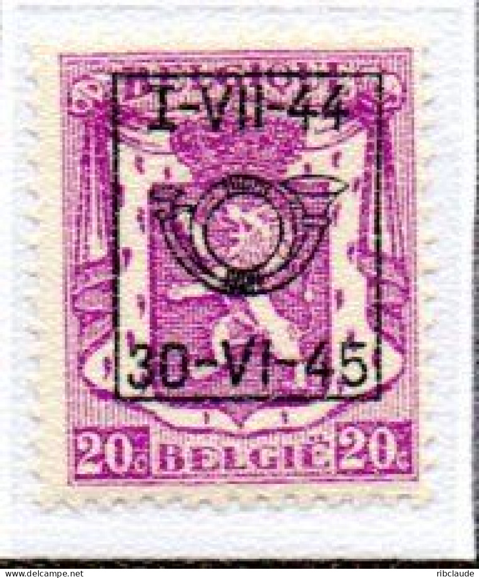 Préo Typo N°520 à 528 - Typo Precancels 1936-51 (Small Seal Of The State)