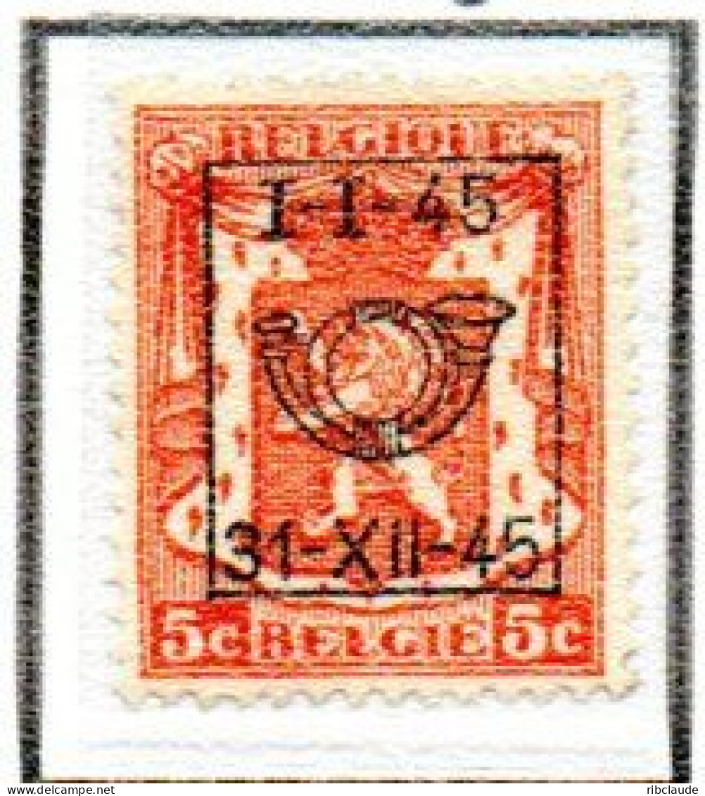 Préo Typo N°529 à 537 - Typos 1936-51 (Petit Sceau)