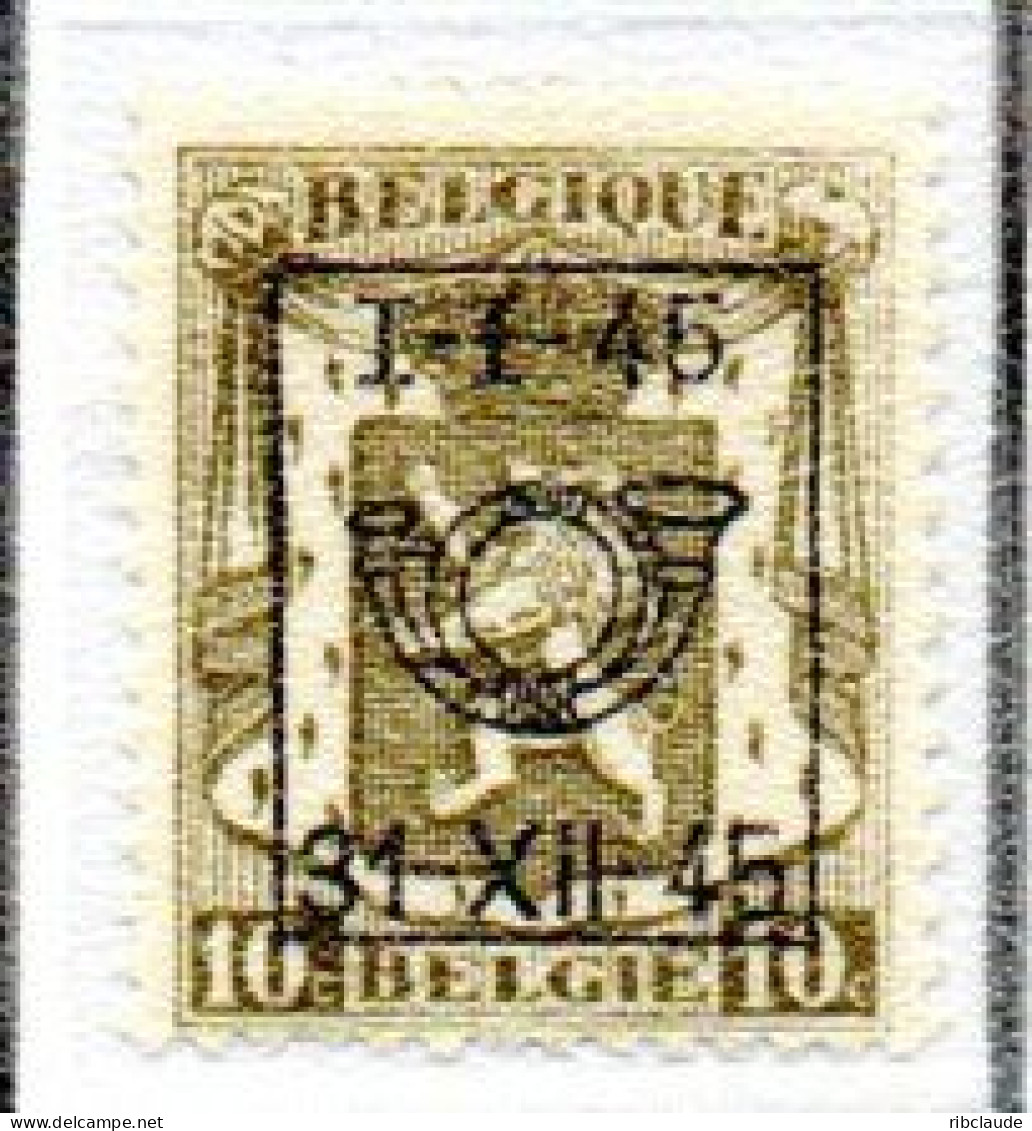 Préo Typo N°529 à 537 - Typo Precancels 1936-51 (Small Seal Of The State)