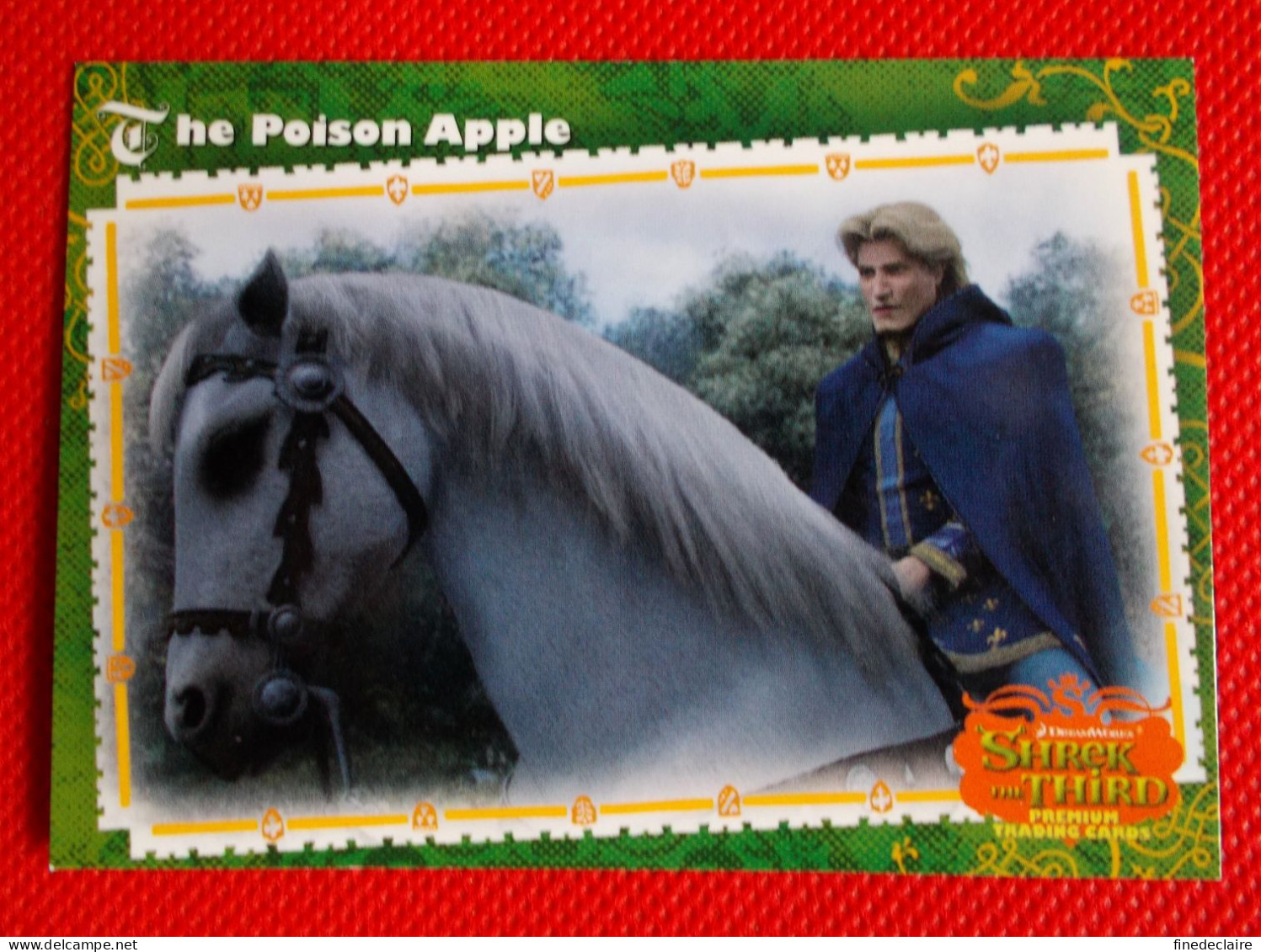 Premium Trading Cards / Carte Rigide - 6,4 X 8,9 Cm - Shrek The Third - 2007 - Story Cards N°46 - The Poison Apple - Altri & Non Classificati