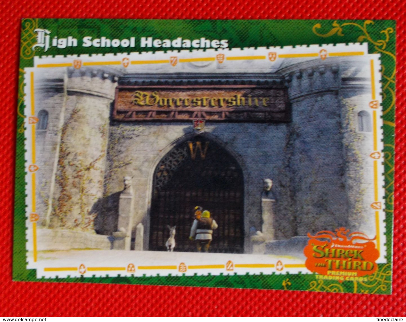 Premium Trading Cards / Carte Rigide - 6,4 X 8,9 Cm - Shrek The Third - 2007 - Story Cards N°51 - High School Headaches - Other & Unclassified