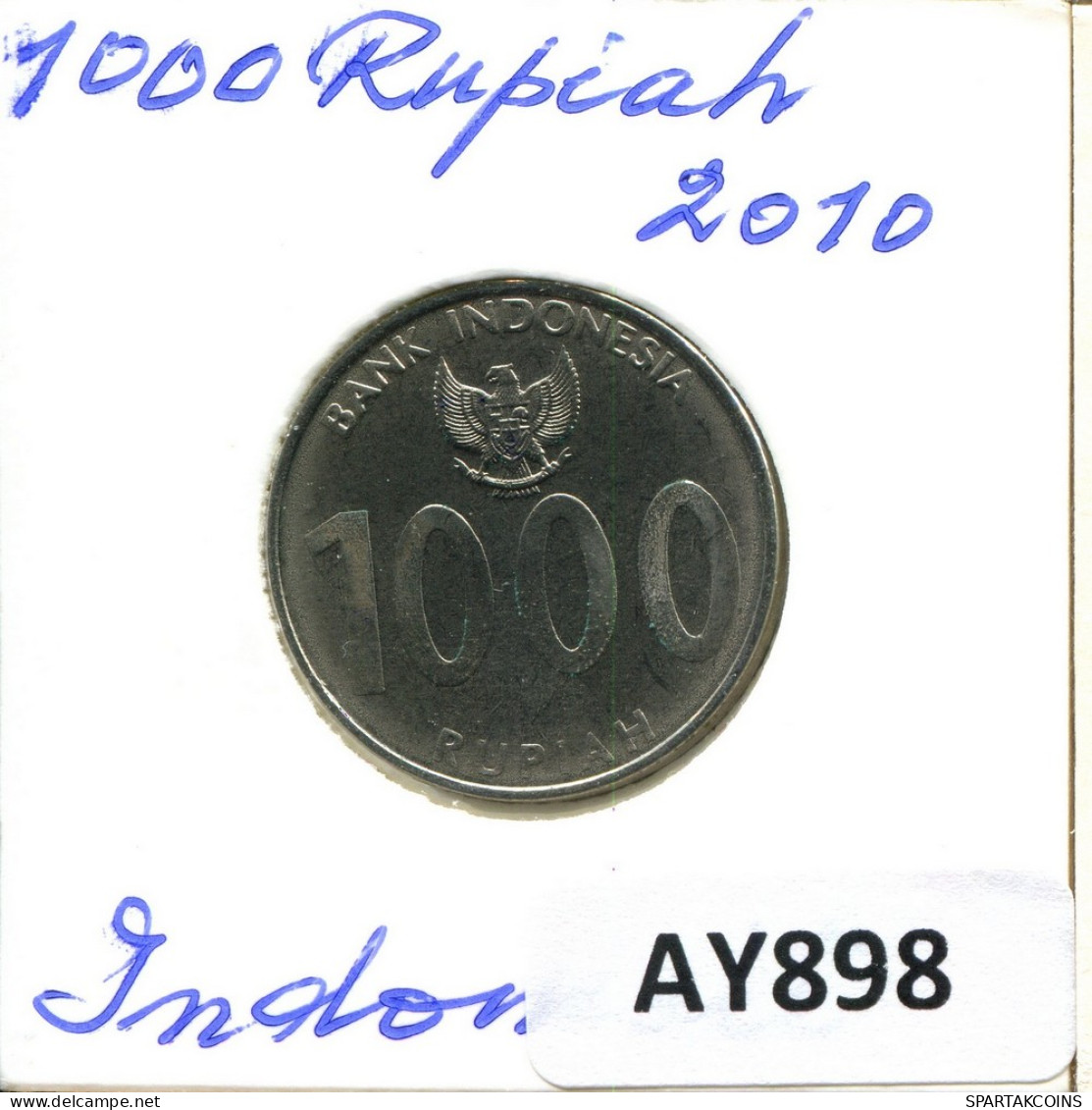1000 RUPIAH 2010 INDONÉSIE INDONESIA Pièce #AY898.F - Indonésie