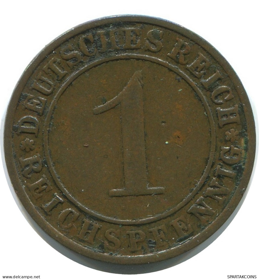 1 REICHSPFENNIG 1925 A ALLEMAGNE Pièce GERMANY #AE227.F - 1 Rentenpfennig & 1 Reichspfennig