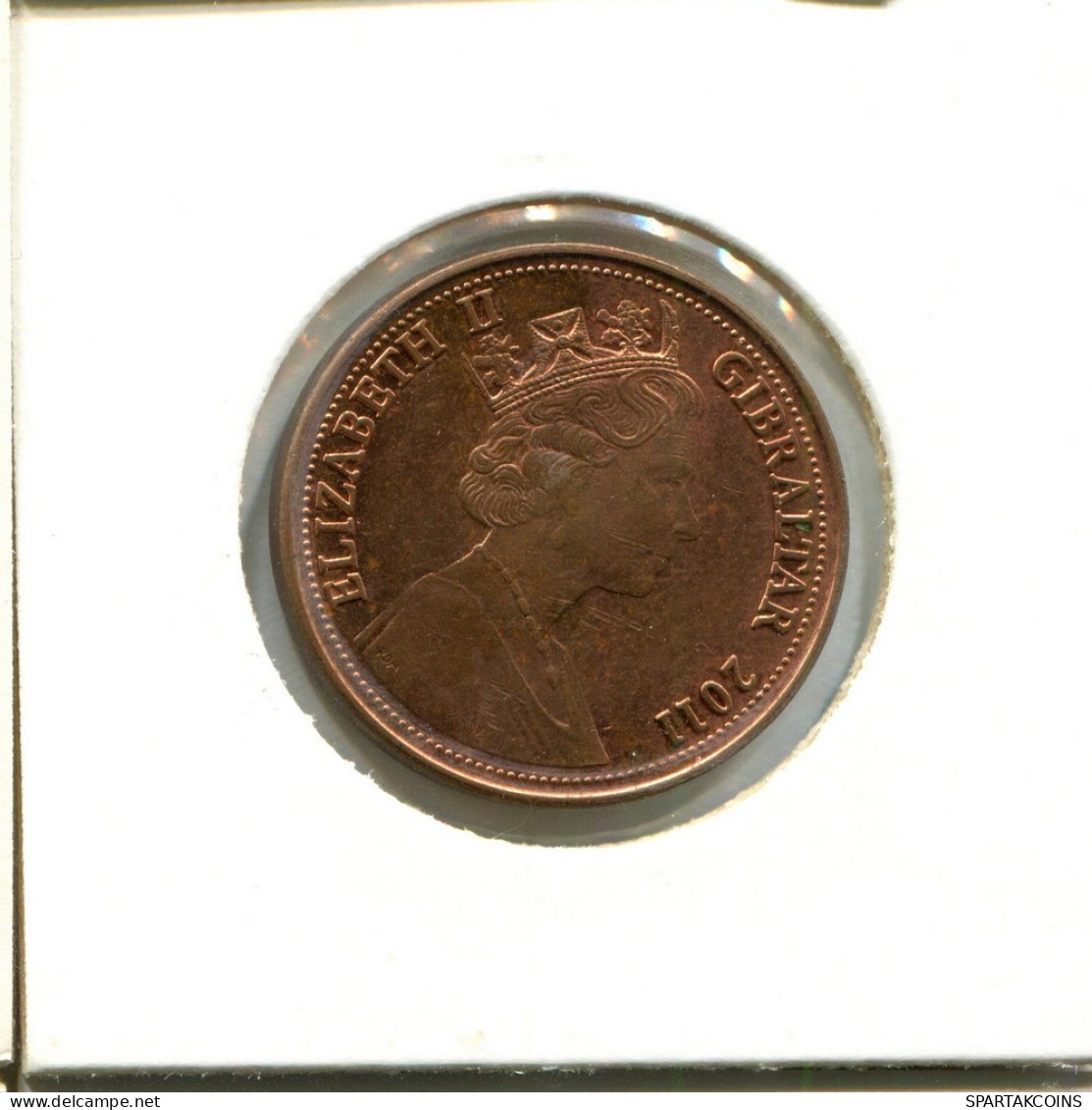 2 PENCE 2011 GIBRALTAR Coin #AY290.U - Gibraltar