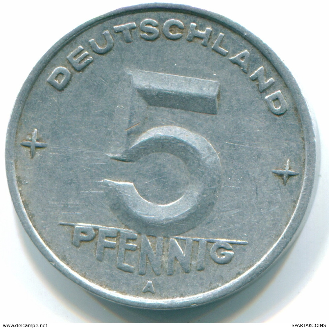 5 PFENNIG 1950 DDR EAST GERMANY Coin #DE10299.3.U - 5 Pfennig