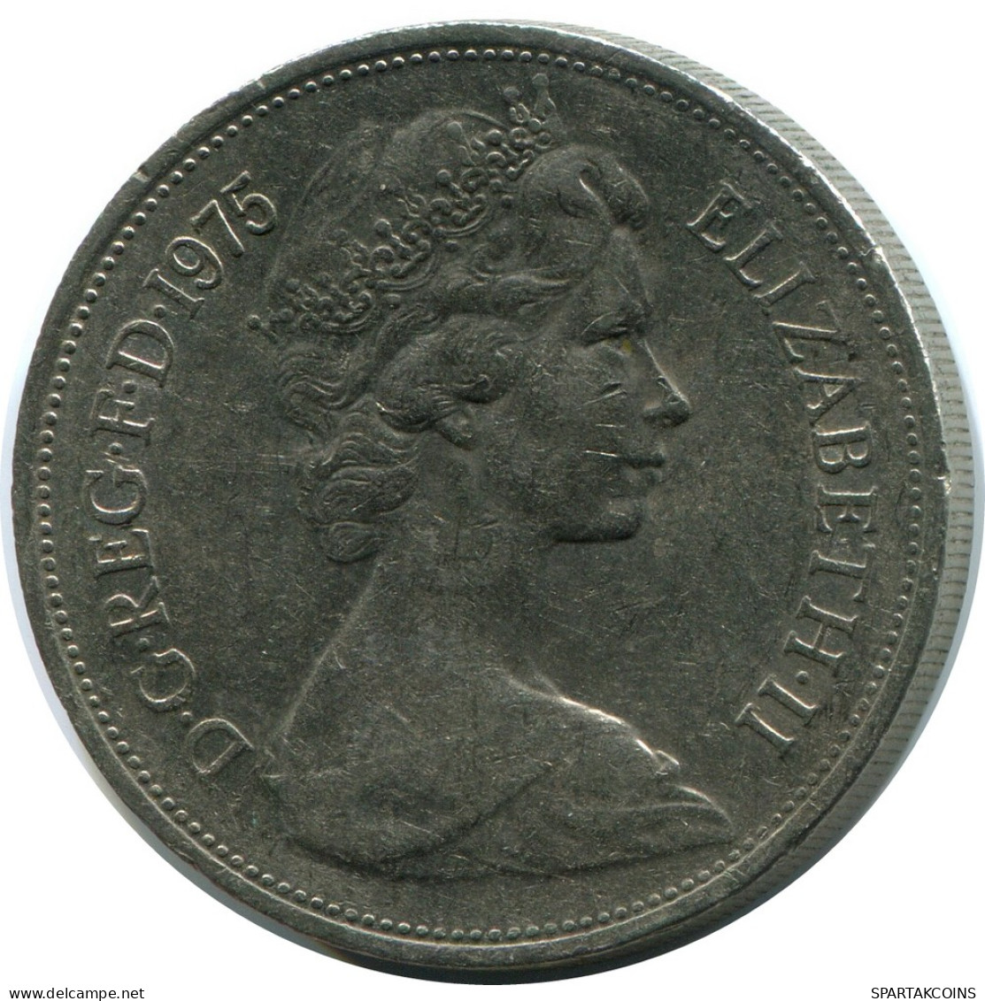 10 NEW PENCE 1975 UK GREAT BRITAIN Coin #AZ021.U - 10 Pence & 10 New Pence