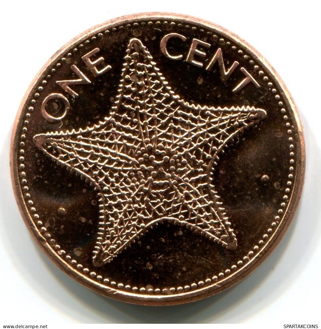 1 CENT 1998 BAHAMAS Coin UNC STARFISH #W11464.U - Bahamas