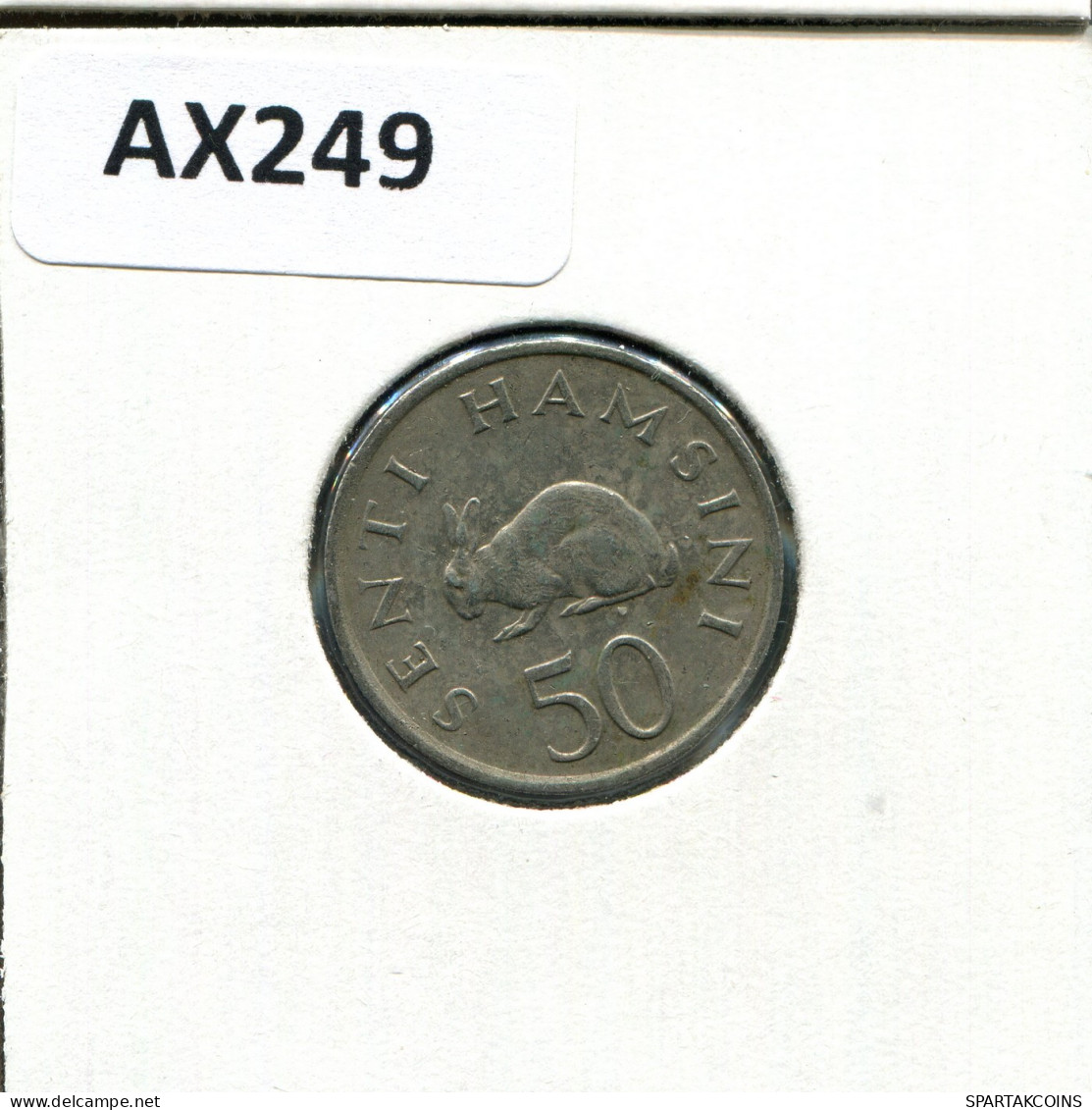 50 SENTI 1983 TANZANIA Coin #AX249.U - Tanzanía