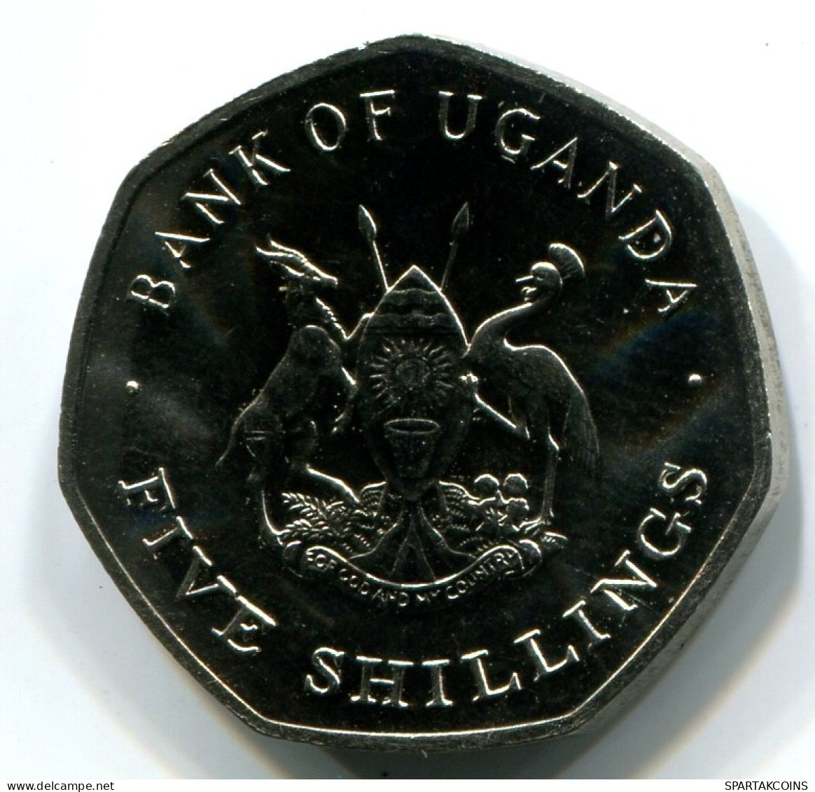 5 SHILLINGS 1987 UGANDA UNC Coin #W11050.U - Uganda