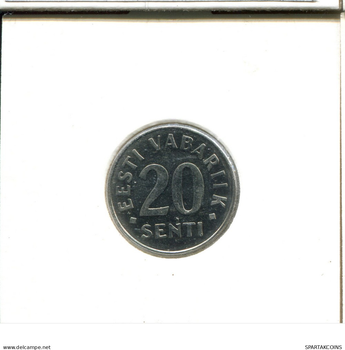20 SENTI 1997 ESTONIA Coin #AS683.U - Estonie