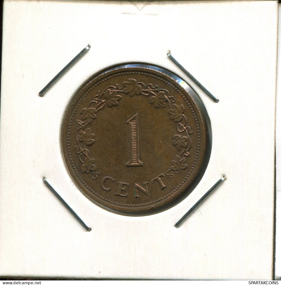 1 CENT 1977 MALTA Coin #AR694.U - Malte