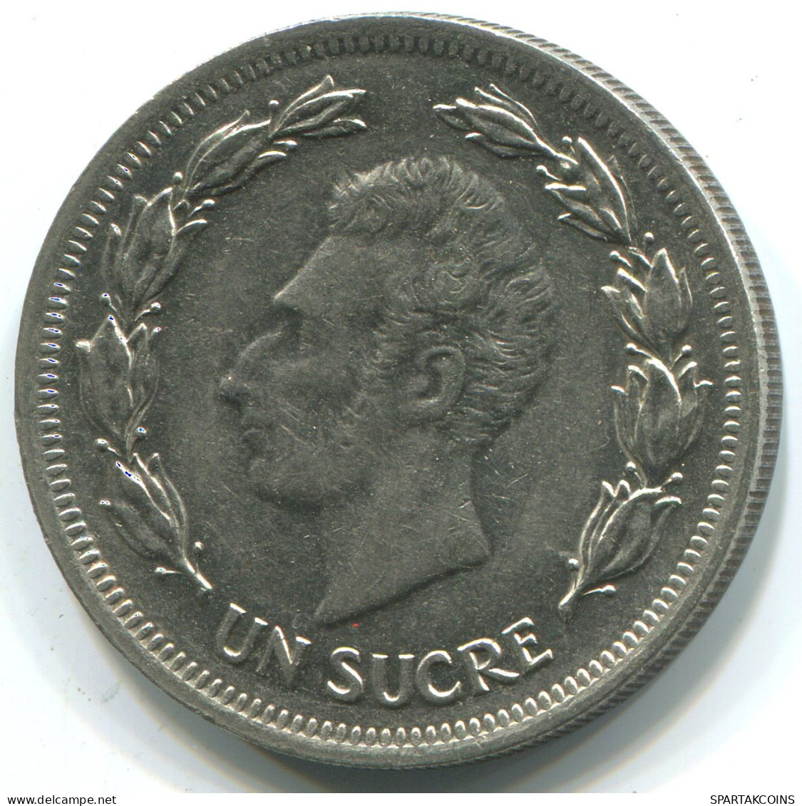 1 SUCRE 1977 ECUADOR Coin #WW1179.U - Ecuador