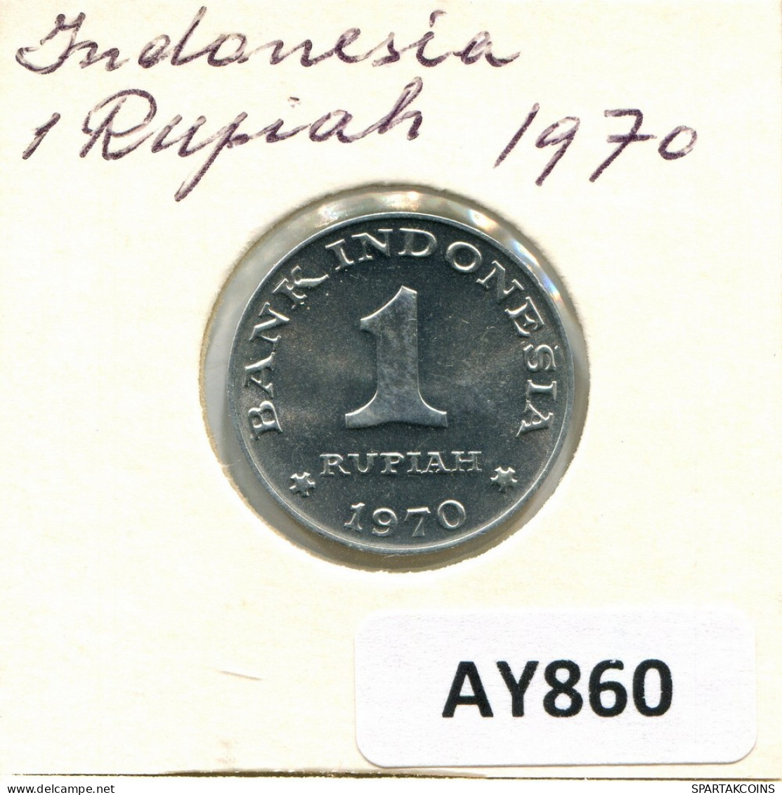1 RUPIAH 1970 INDONESIA Coin #AY860.U - Indonésie