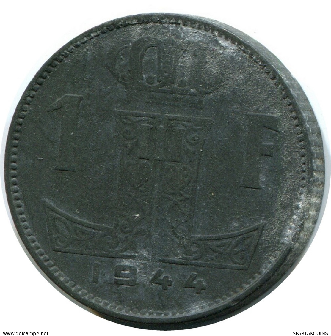 1 FRANC 1944 BELGIUM Coin #AW914.U - 1 Franc