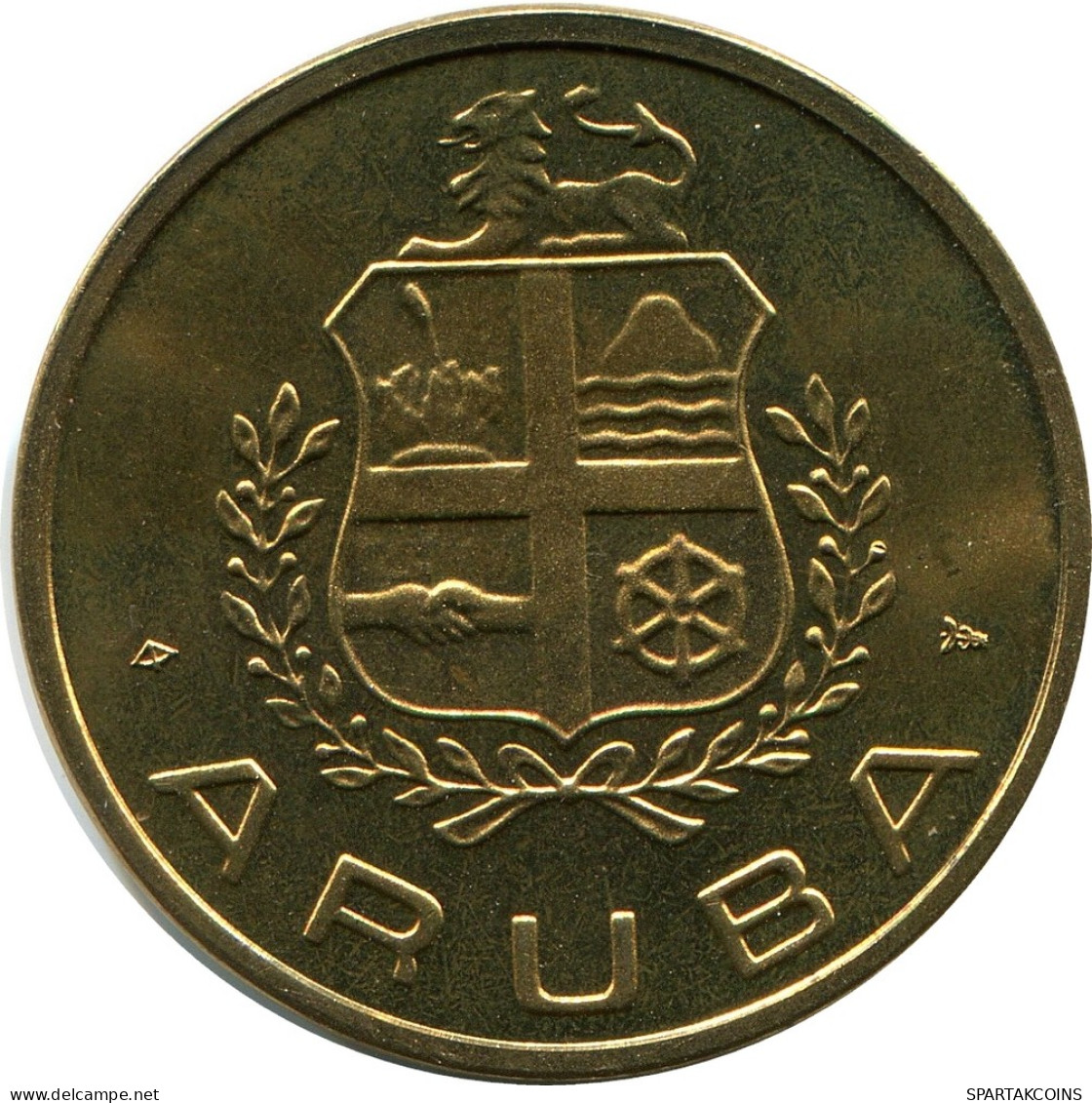 ARUBA ROYAL DUTCH MINT SET TOKEN NETHERLANDS MINT (From BU Mint Set) #AH042.U - Aruba