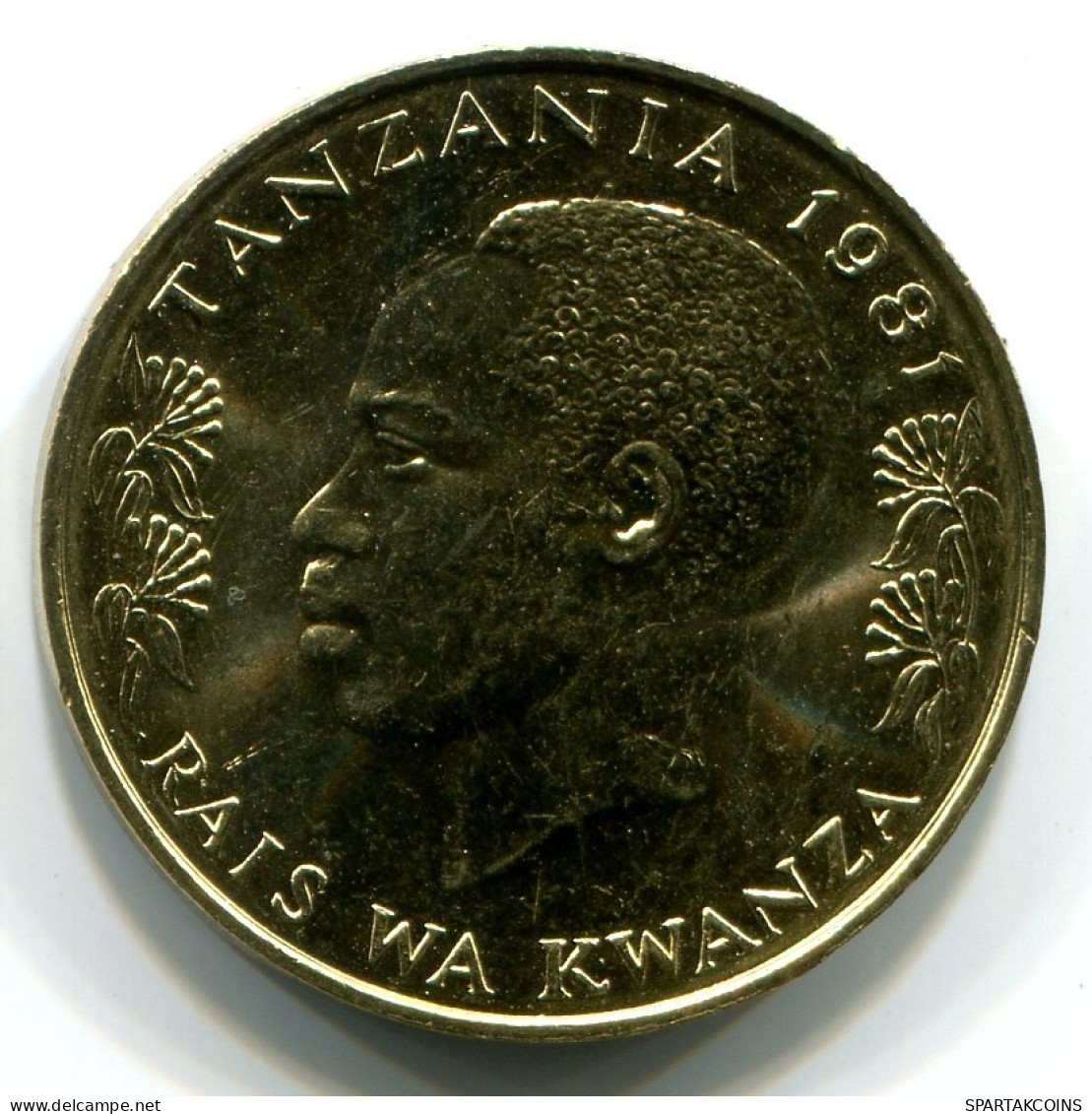 20 SENTI 1981 TANZANIA UNC Ostrich Coin #W11037.U - Tanzania