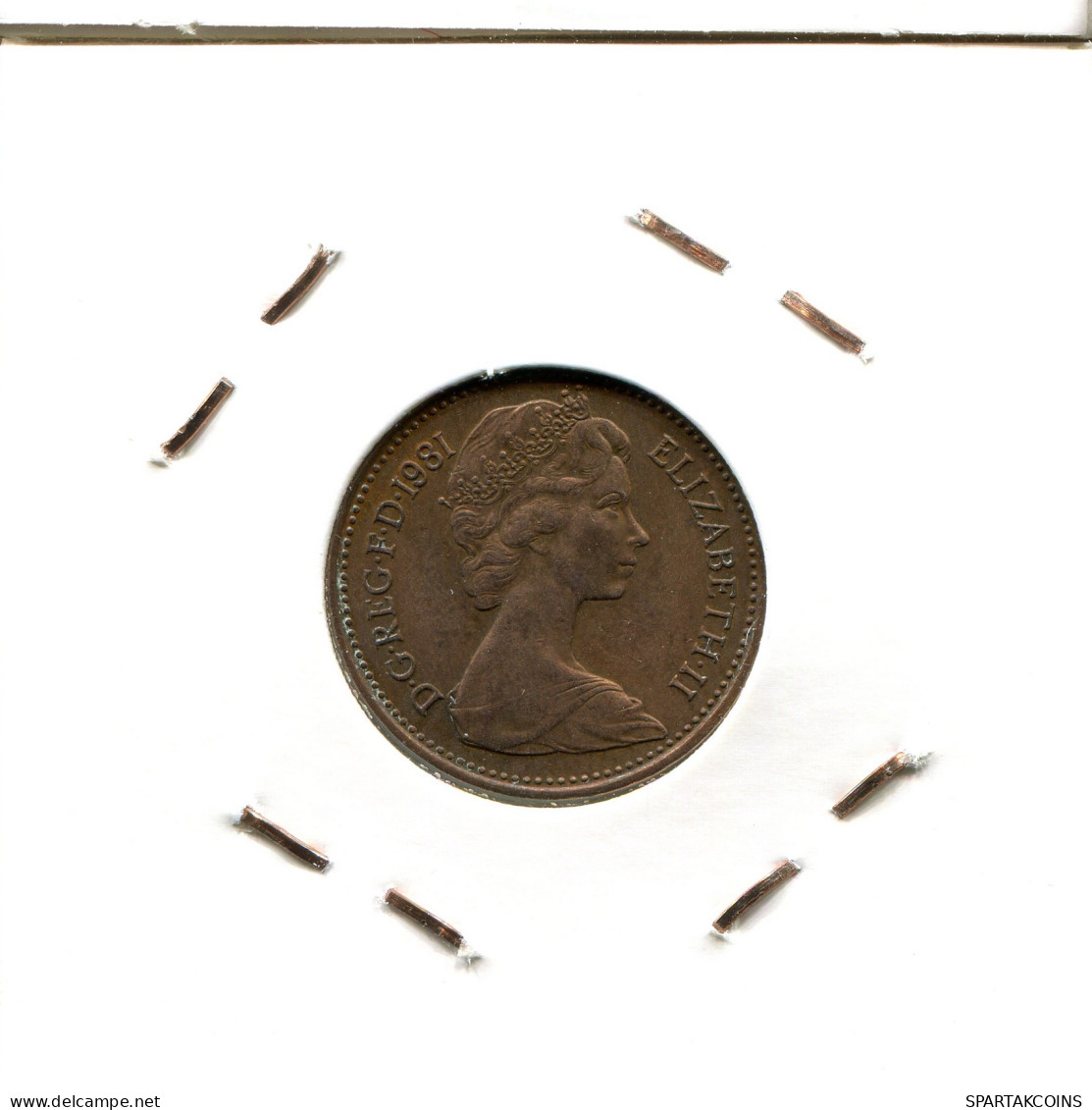 PENNY 1981 UK GROßBRITANNIEN GREAT BRITAIN Münze #AW180.D - 1 Penny & 1 New Penny