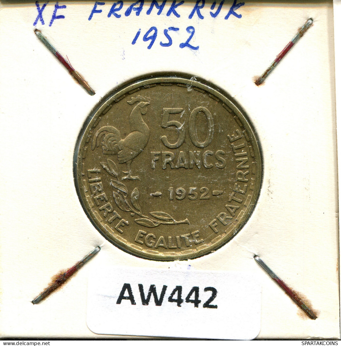 20 FRANCS 1952 FRANKREICH FRANCE Französisch Münze #AW442.D - 20 Francs