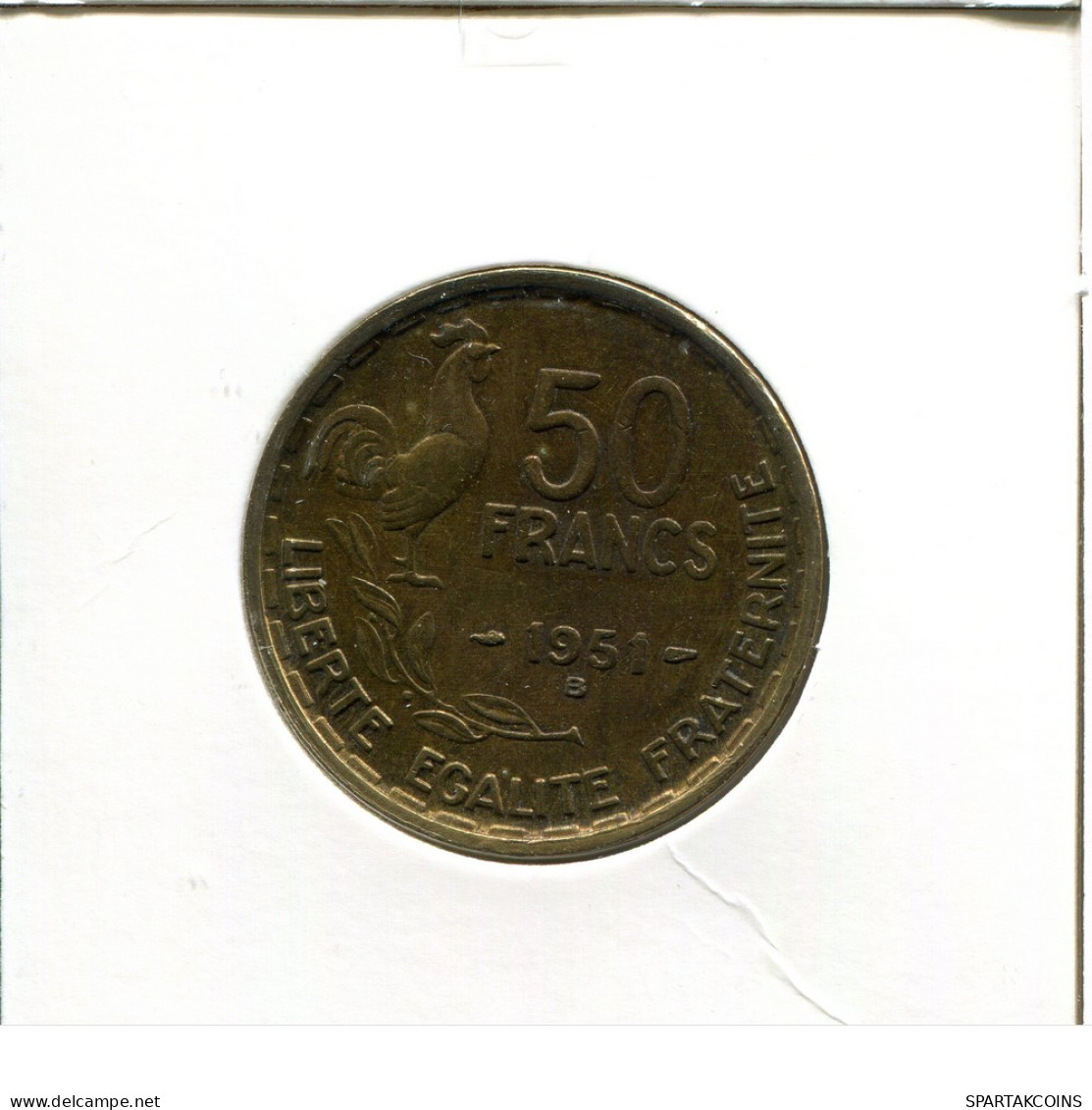 50 FRANCS 1951 D FRANKREICH FRANCE Französisch Münze #AK945.D - 50 Francs