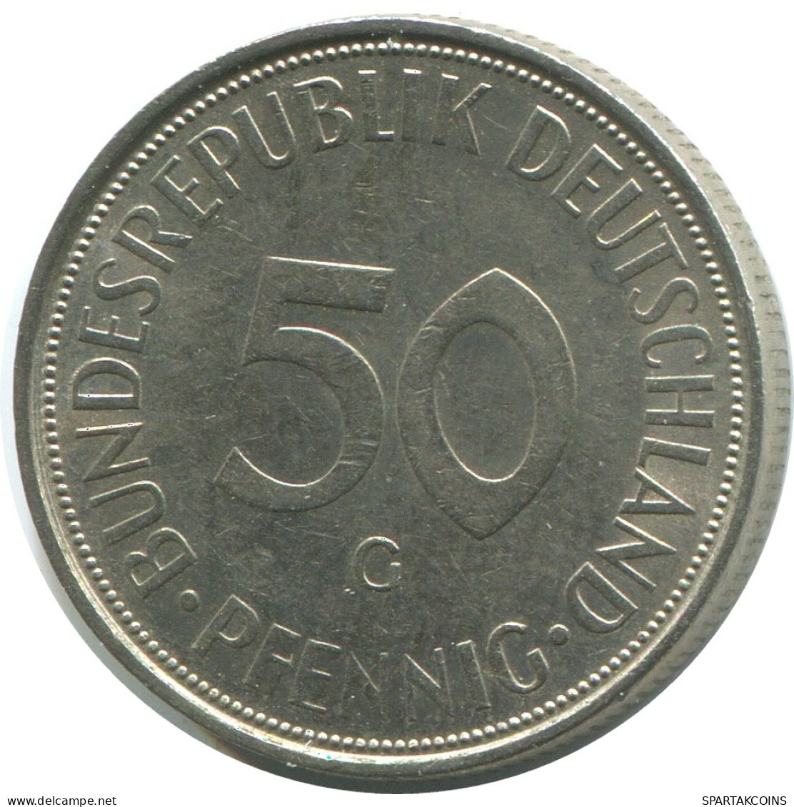 50 PFENNIG 1971 C BRD DEUTSCHLAND Münze GERMANY #AG328.3.D - 50 Pfennig