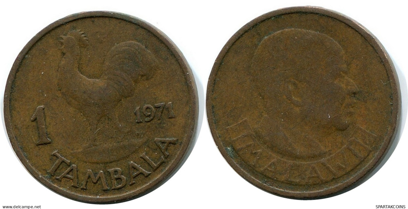 1 TAMBALA 1971 MALAWI Münze #BA196.D - Malawi