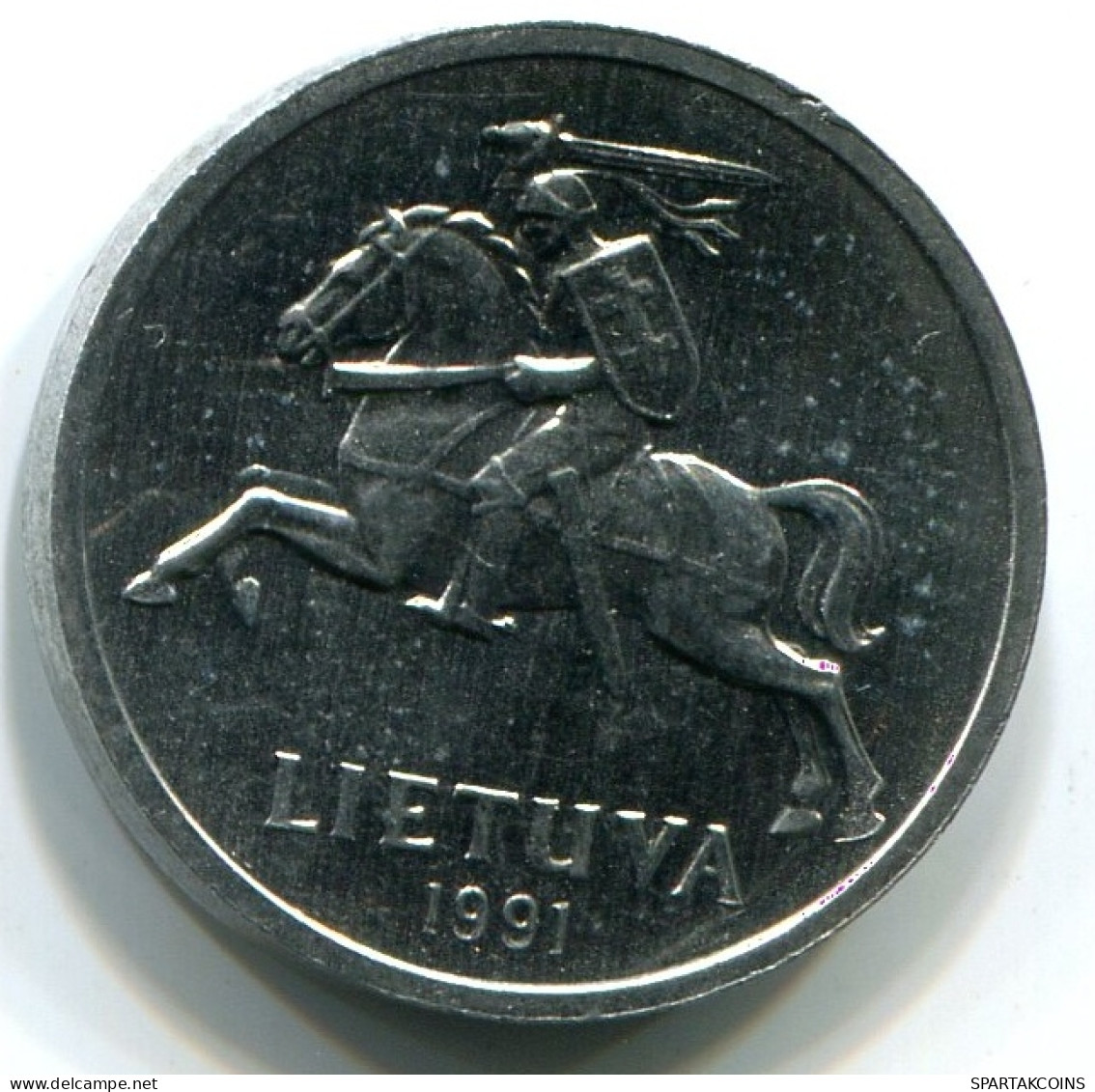 2 CENTAI 1991 LITAUEN LITHUANIA UNC Münze #W10904.D - Lituanie