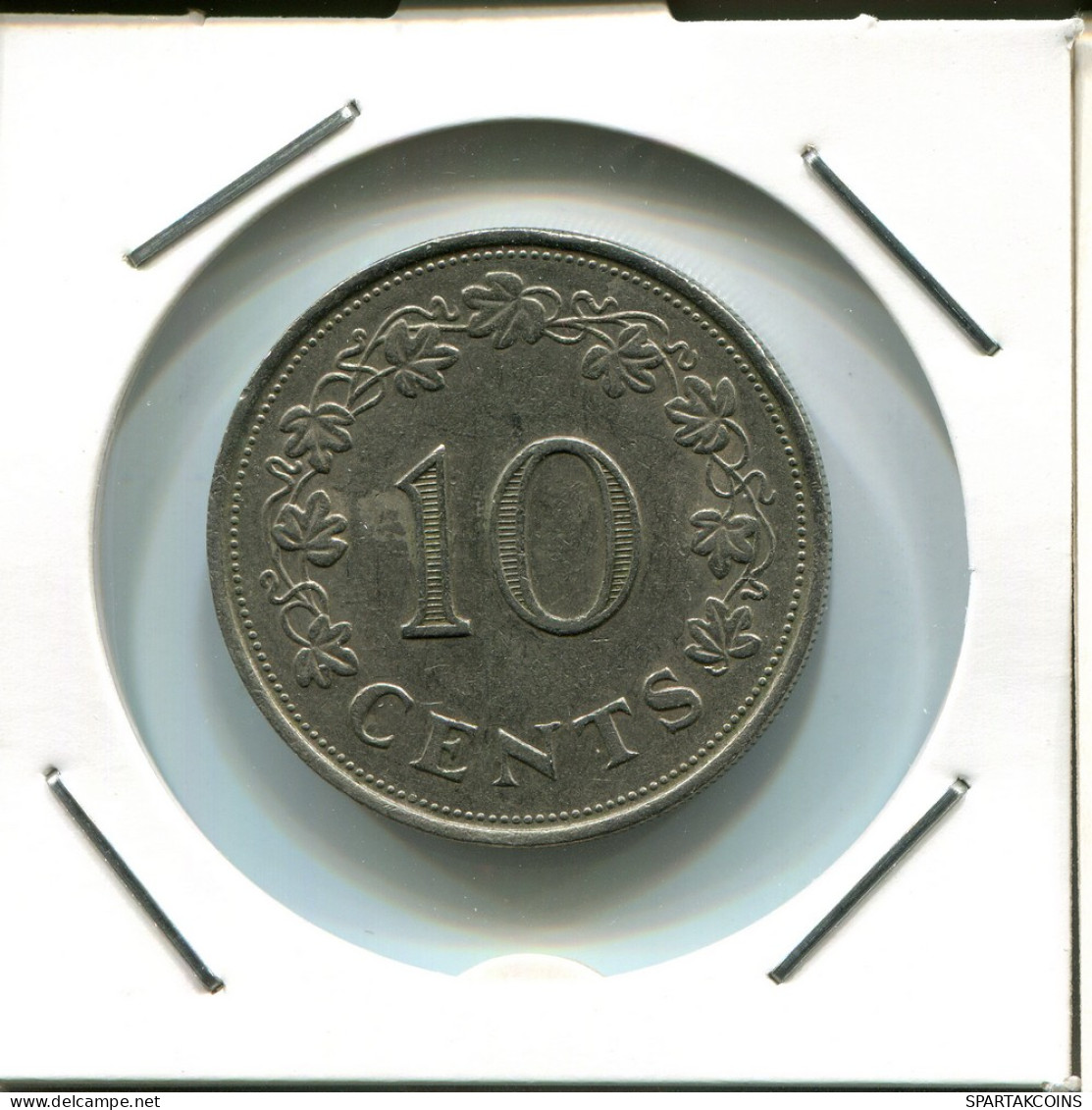 10 CENTS 1972 MALTA Münze #AR700.D - Malte