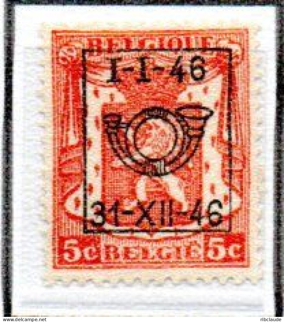 Préo Typo N°547 à 552 - Typo Precancels 1936-51 (Small Seal Of The State)