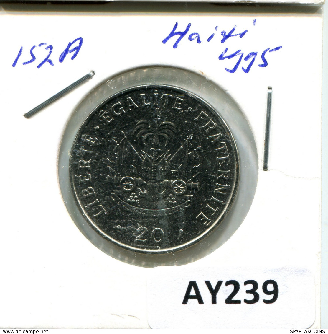 20 CENTIMES 1995 HAITÍ HAITI Moneda #AY239.2.E - Haití