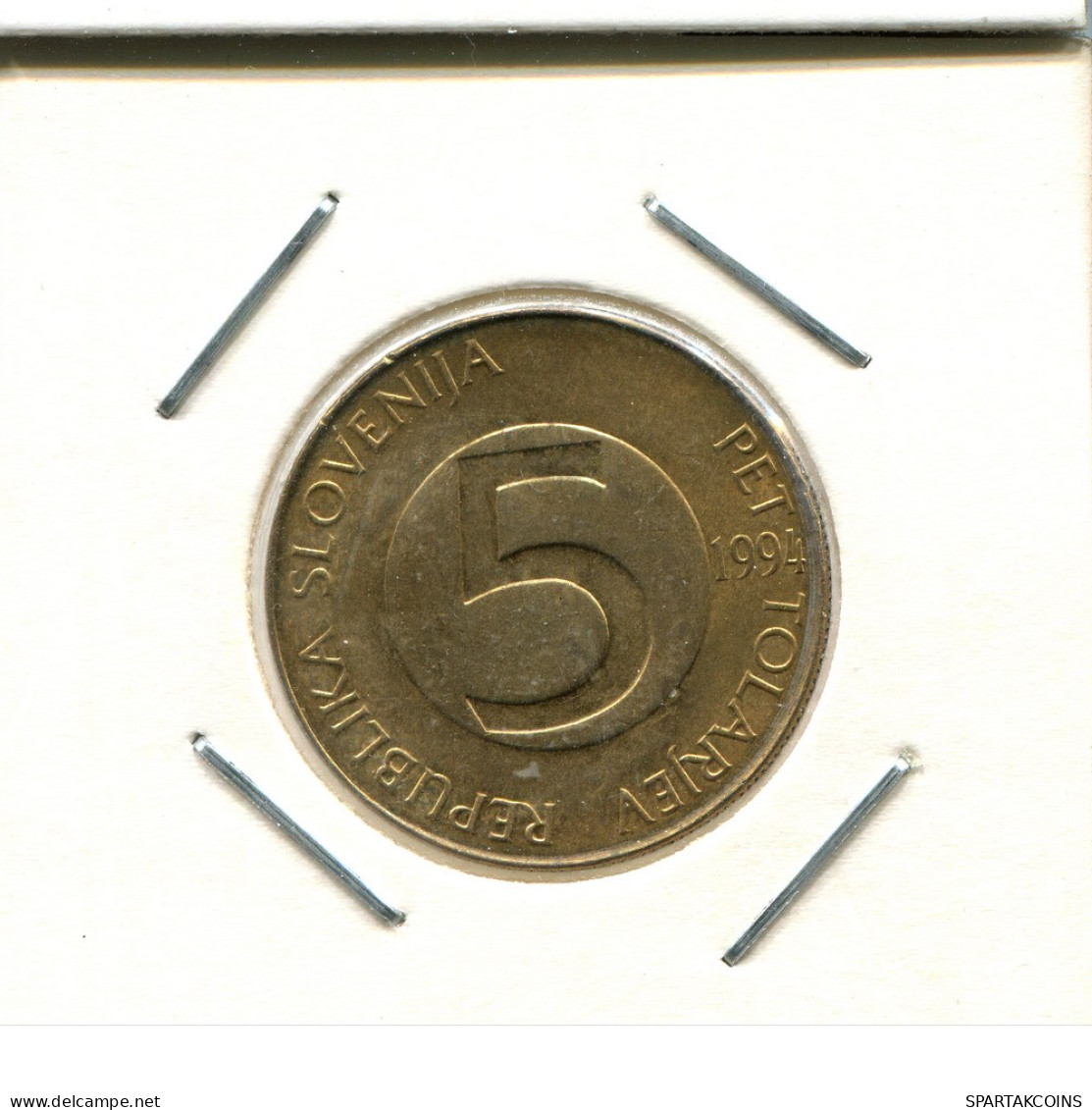 5 TOLARJEV 1994 ESLOVENIA SLOVENIA Moneda #AS569.E - Slovenië