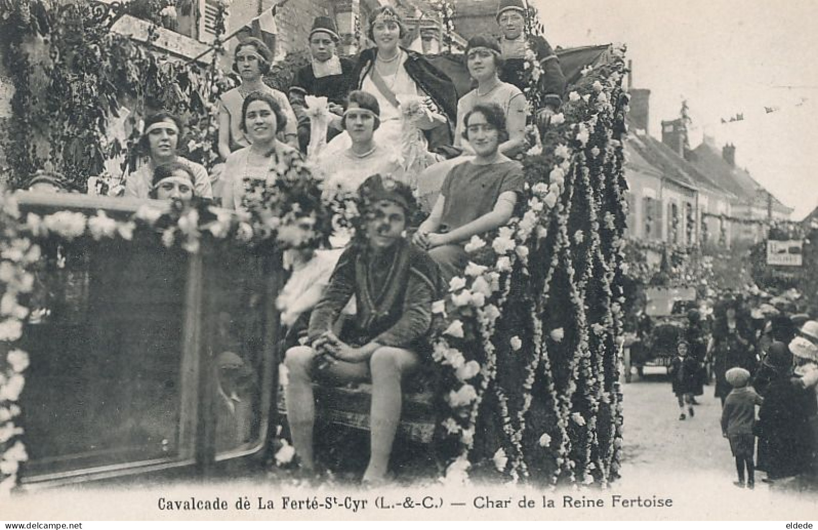 Cavalcade La Ferté St Cyr Char De La Reine Fertoise Beauty Queen - Manifestazioni