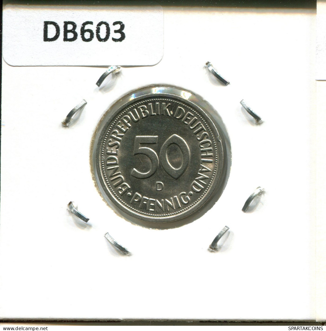 50 PFENNIG 1982 D BRD ALEMANIA Moneda GERMANY #DB603.E - 50 Pfennig