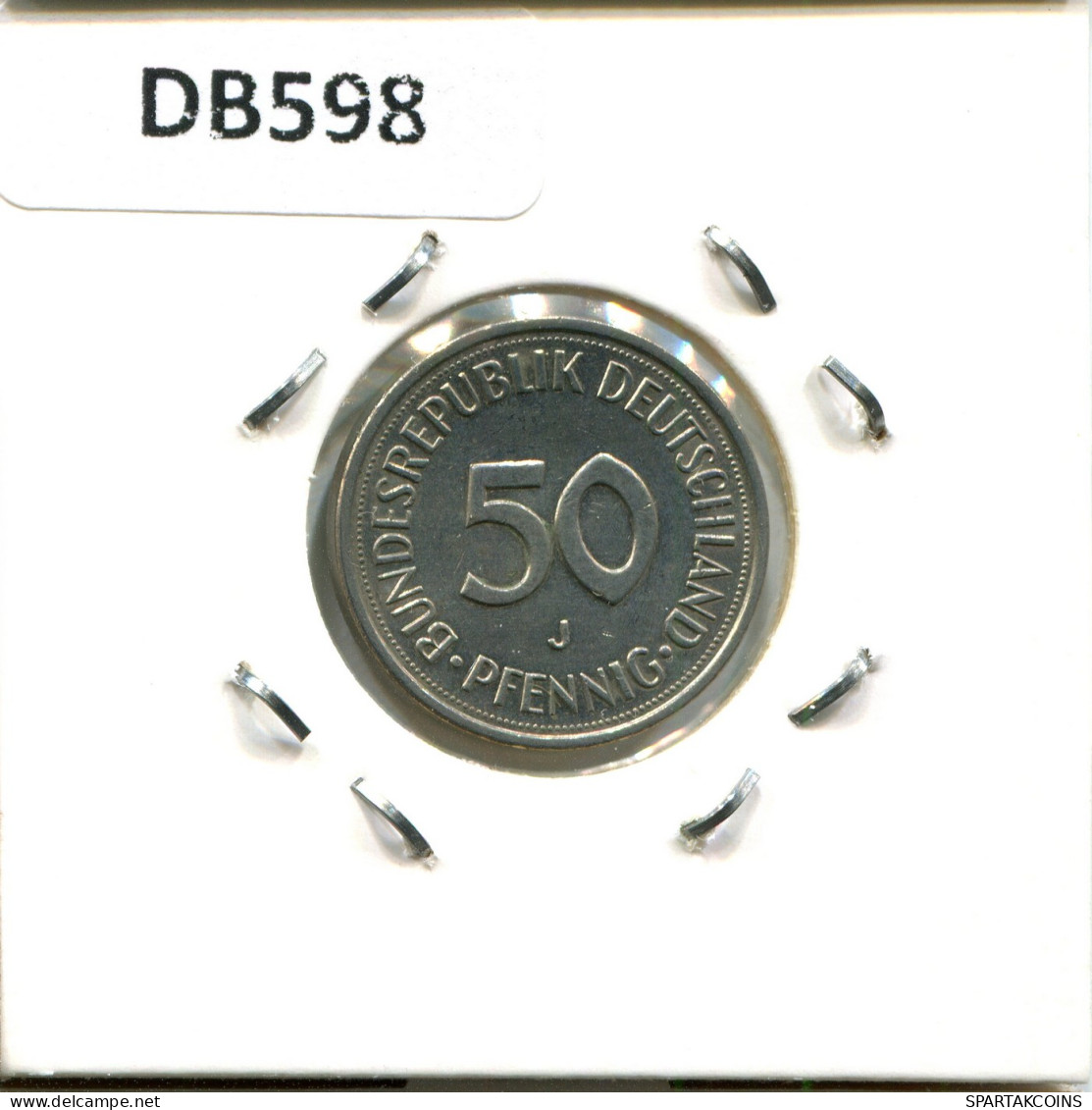 50 PFENNIG 1980 J BRD ALLEMAGNE Pièce GERMANY #DB598.F - 50 Pfennig