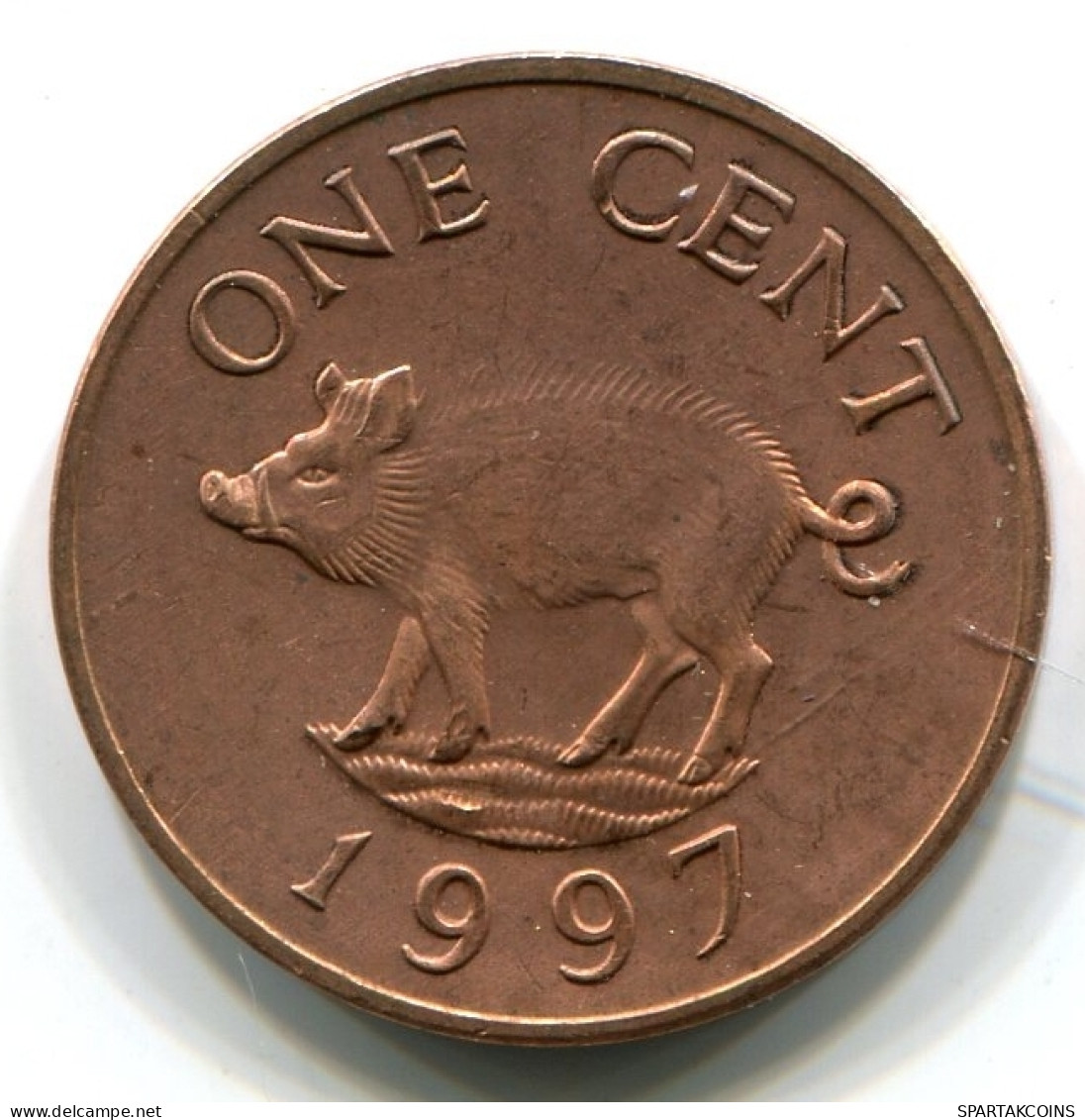 1 CENT 1997 BERMUDES BERMUDA Pièce UNC #W11410.F - Bermuda