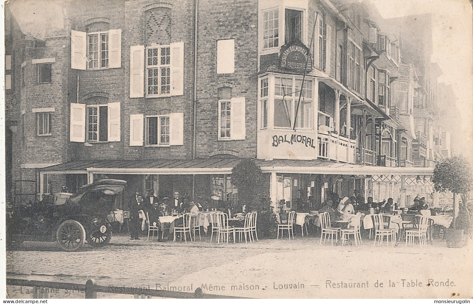 BELGIQUE ))  LOUVAIN   RESTAURANT DE LA TABLE RONDE - Leuven