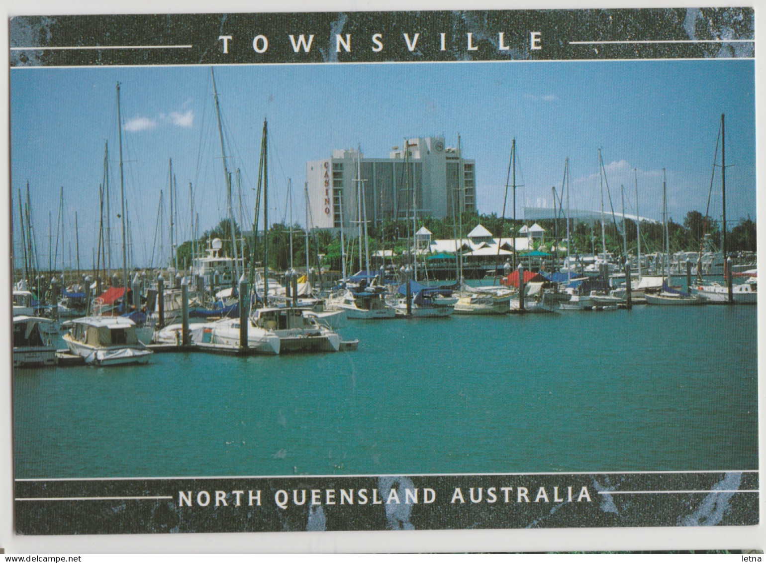 Australia QUEENSLAND QLD Casino & Yacht Marina TOWNSVILLE Murray Views TV44 Postcard C1990s - Townsville