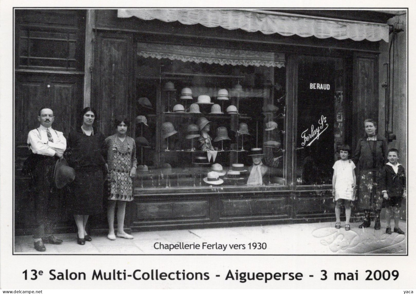 Chapellerie Fertay Vers 1930  Aigueperse - Magasins