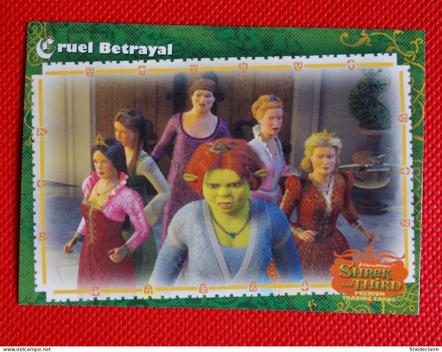 Premium Trading Cards / Carte Rigide - 6,4 X 8,9 Cm - Shrek The Third - 2007 - Story Cards N°61 - Cruel Betrayal - Otros & Sin Clasificación